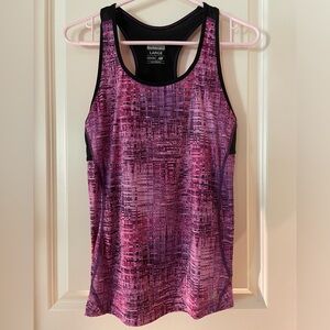 New Balance Pink and Purple Activewear Tank Top